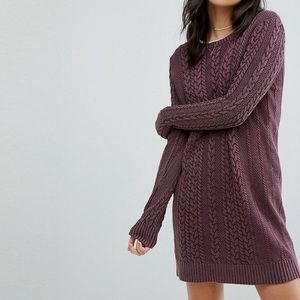 Abercrombie cable knit sweater dress